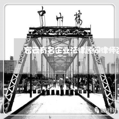 密云有名企业法律顾问律师咨询 密云有名企业法律顾问律师咨询