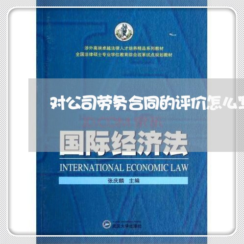 对公司劳务合同的评价怎么写/2023042339279 对公司劳务合同的评价怎么写/2023042339279