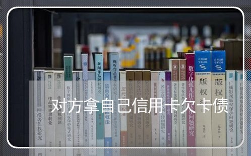 对方拿自己信用卡欠卡债