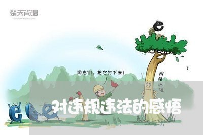对违规违法的感悟