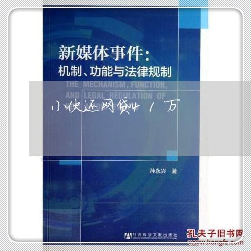 小伙还网贷41万/2023112650614