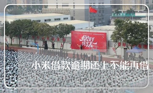 小米借款逾期还上不能再借