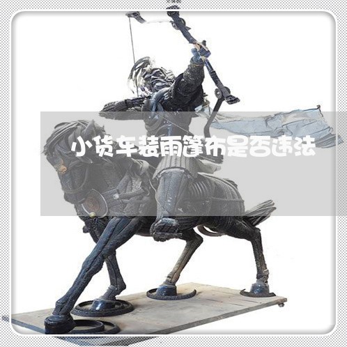 小货车装雨篷布是否违法
