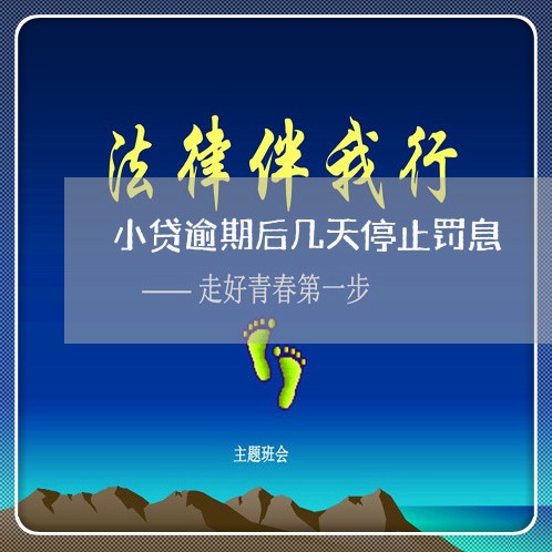 小贷逾期后几天停止罚息