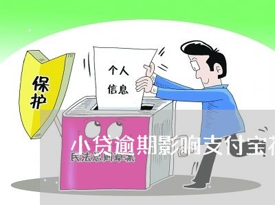 小贷逾期影响支付宝花呗吗/2023012739592