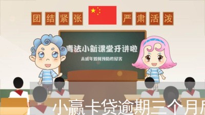 小赢卡贷逾期三个月后果/2023061828271