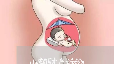 小额财产诉讼