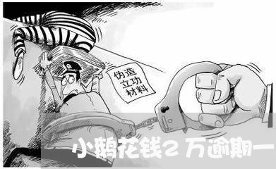小鹅花钱2万逾期一年了 小鹅花钱2万逾期一年了