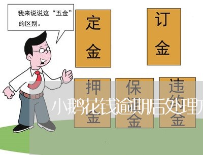 小鹅花钱逾期后处理方式 小鹅花钱逾期后处理方式