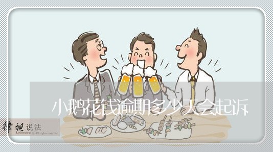 小鹅花钱逾期多少天会起诉 小鹅花钱逾期多少天会起诉