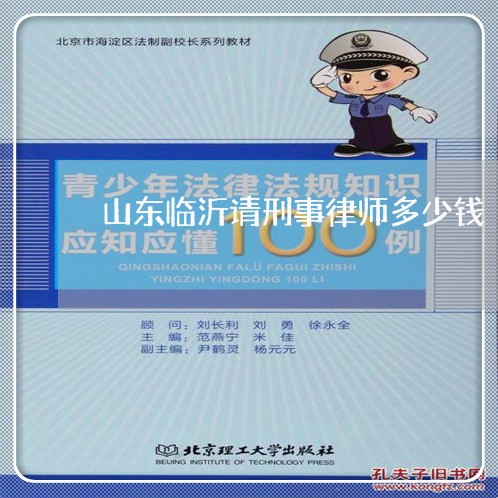 山东临沂请刑事律师多少钱/2023060227159