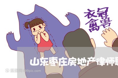 山东枣庄房地产律师联系方式