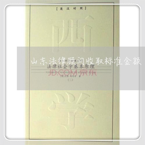 山东法律顾问收取标准金额/2023061717269