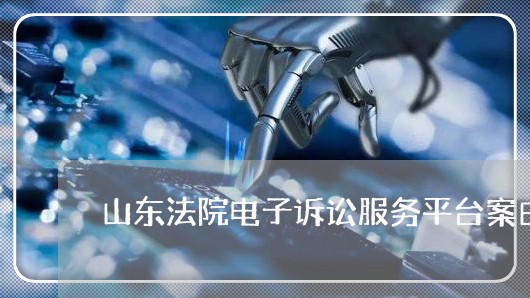 山东法院电子诉讼服务平台案由