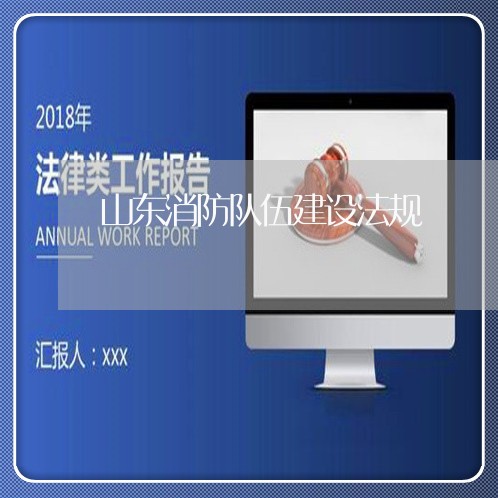 山东消防队伍建设法规