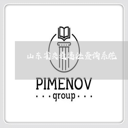 山东省交通违法查询系统 山东省交通违法查询系统