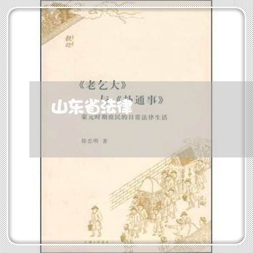 山东省法律