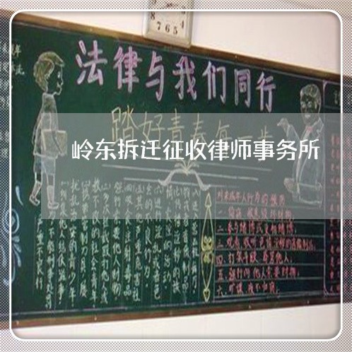岭东拆迁征收律师事务所