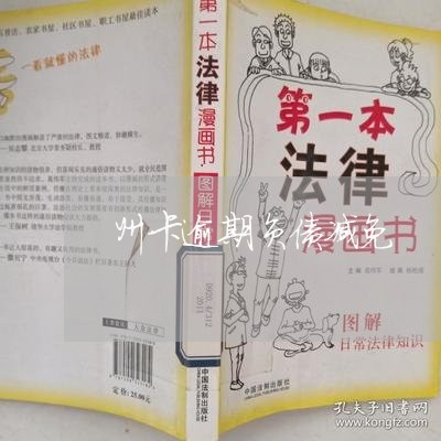 州卡逾期负债减免