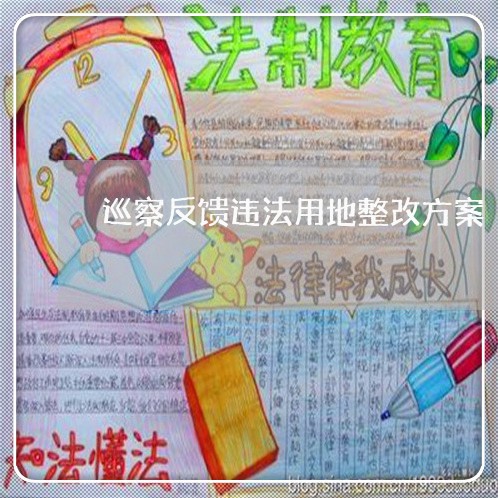 巡察反馈违法用地整改方案