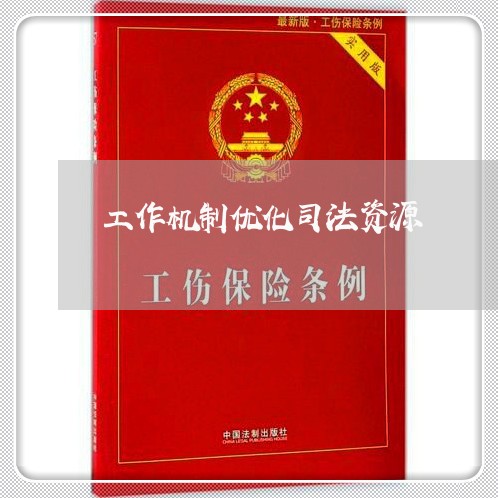 工作机制优化司法资源 工作机制优化司法资源