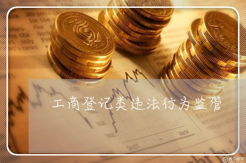 工商登记类违法行为监管
