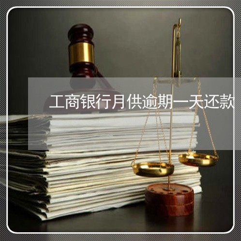 工商银行月供逾期一天还款/2023011703028