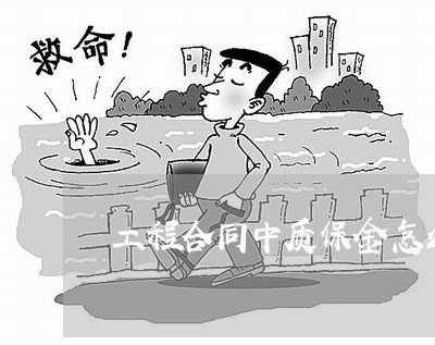 工程合同中质保金怎么写/2023040486027