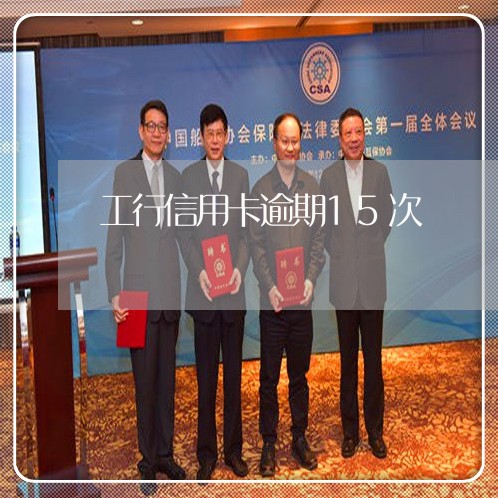 工行信用卡逾期15次/2023061782513