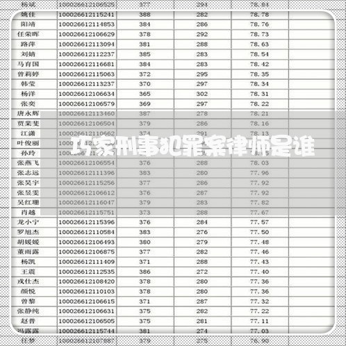 巧家刑事犯罪案律师是谁/2023042573725