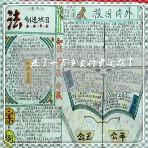 差了一万多支付宝逾期了 差了一万多支付宝逾期了