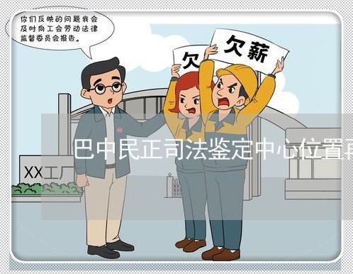 巴中民正司法鉴定中心位置再哪里