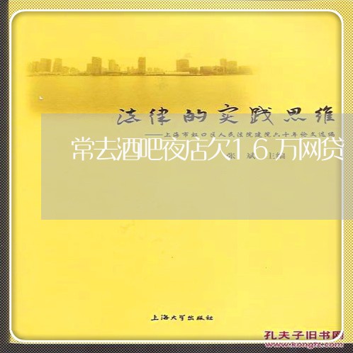 常去酒吧夜店欠16万网贷 常去酒吧夜店欠16万网贷