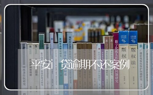 平安i贷逾期不还案例/2023030170260