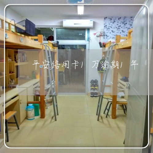 平安信用卡1万逾期1年 平安信用卡1万逾期1年