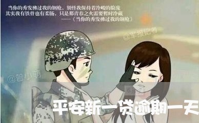 平安新一贷逾期一天/2023102452513