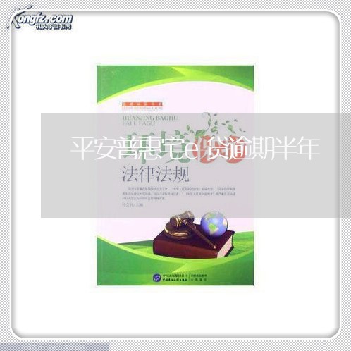 平安普惠宅e贷逾期半年 平安普惠宅e贷逾期半年