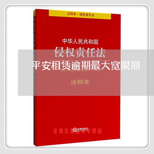 平安租赁逾期最大宽限期/2023022659604