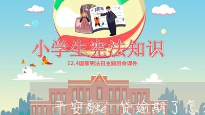 平安融e贷逾期了怎么办/2023062086415