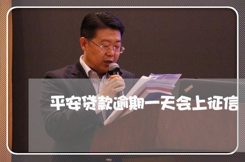 平安贷款逾期一天会上征信/2023032512615