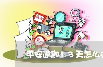 平安逾期13天怎么办/2023102560372