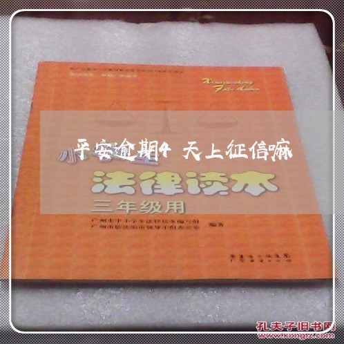 平安逾期4天上征信嘛/2023031993935