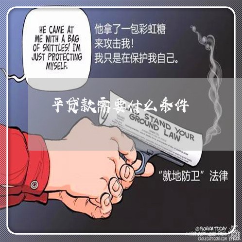 平贷款需要什么条件/2023022527168