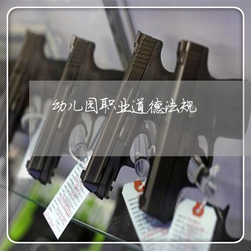 幼儿园职业道德法规