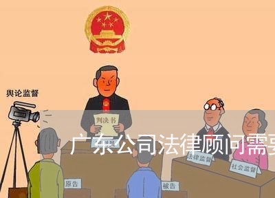 广东公司法律顾问需要多少钱