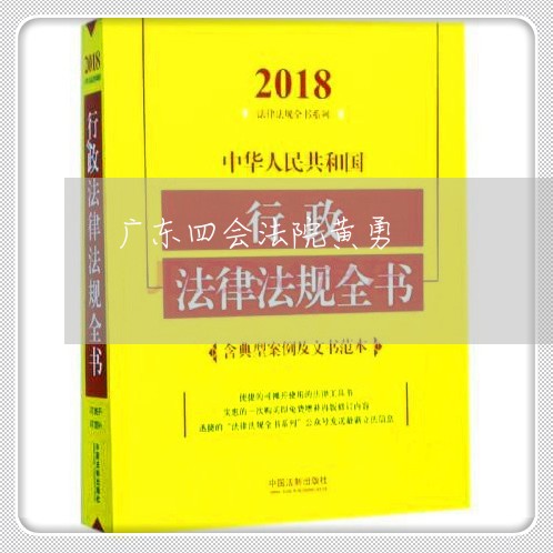 广东四会法院黄勇 广东四会法院黄勇