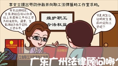 广东广州法律顾问哪个好