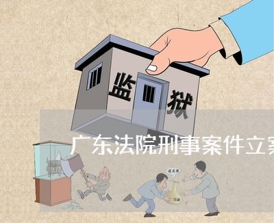 广东法院刑事案件立案数