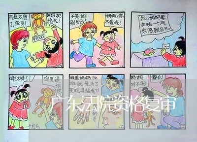 广东法院资格复审