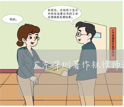 广东深圳著作权律师法律咨询